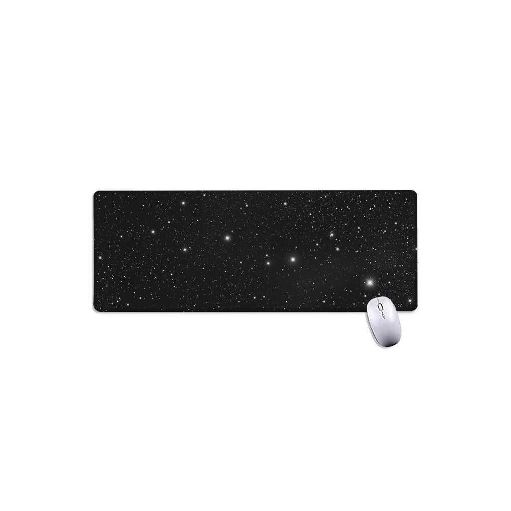 Black Space Print Extended Mouse Pad