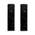 Black Space Print Handle Covers