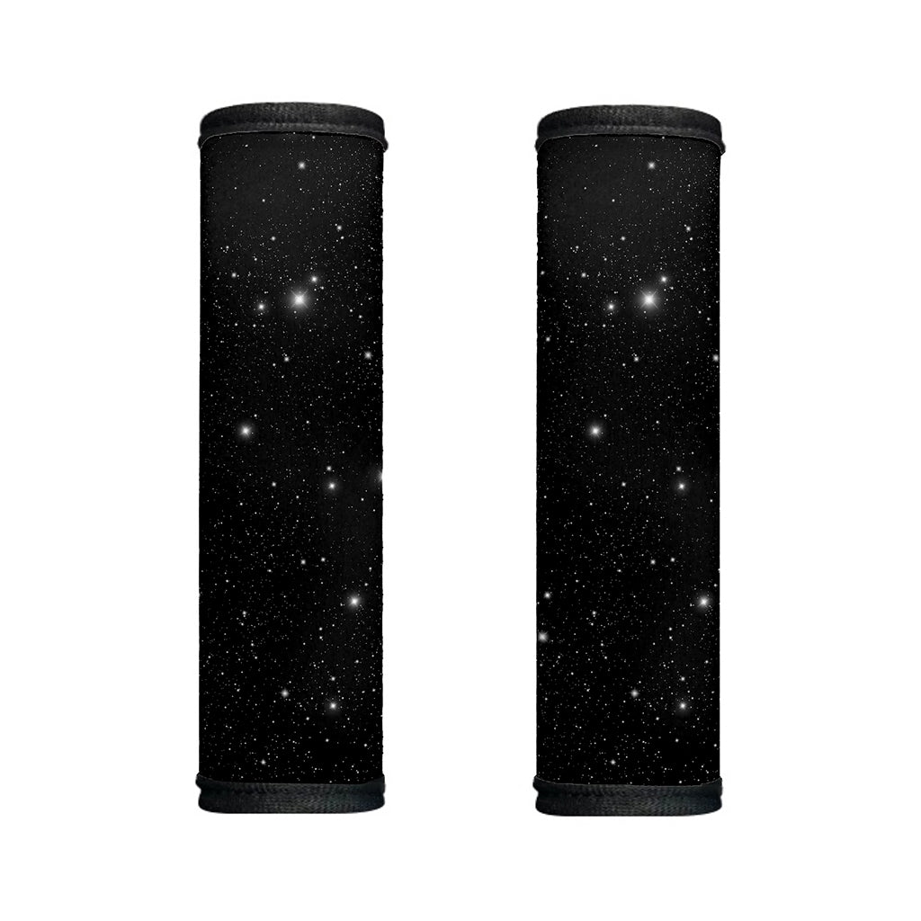 Black Space Print Handle Covers