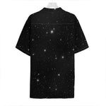 Black Space Print Hawaiian Shirt