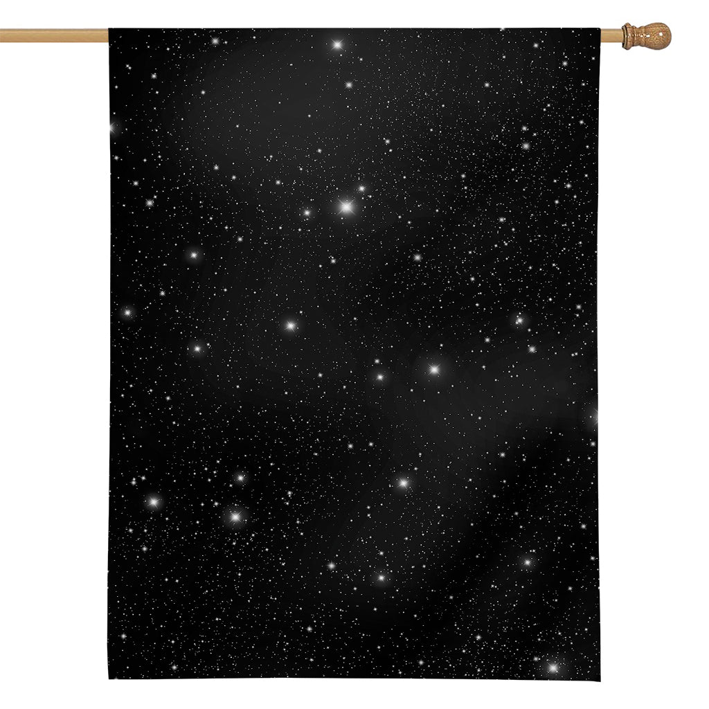 Black Space Print House Flag