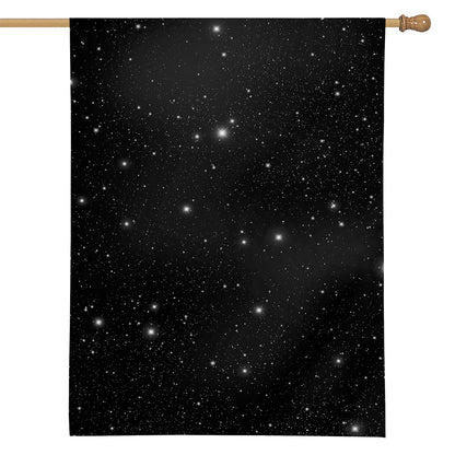 Black Space Print House Flag