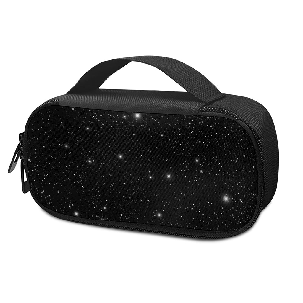 Black Space Print Insulin Cooler Travel Case