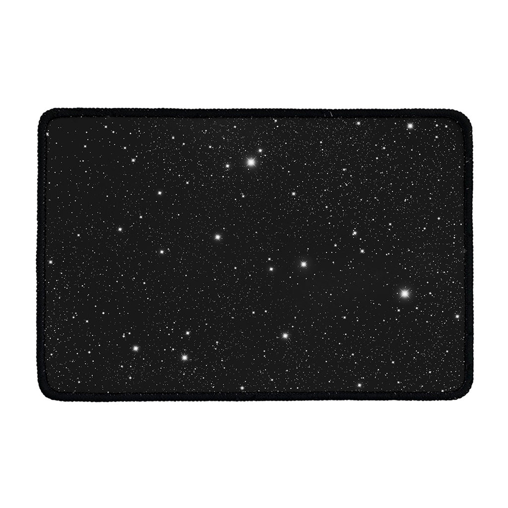 Black Space Print Kitchen Mat