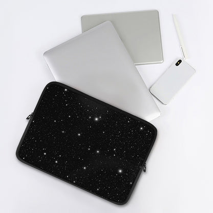 Black Space Print Laptop Sleeve