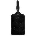 Black Space Print Luggage Tag