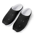 Black Space Print Mesh Casual Shoes