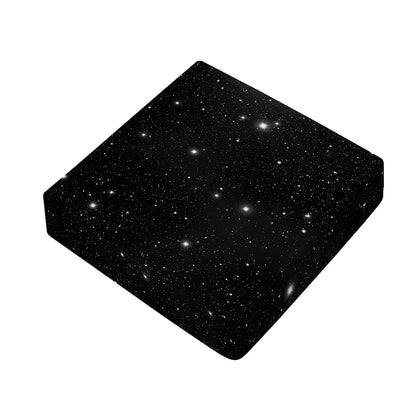 Black Space Print Outdoor Seat Cushion Cover