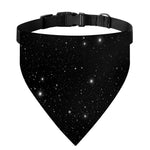 Black Space Print Over The Collar Dog Bandana