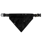 Black Space Print Over The Collar Dog Bandana