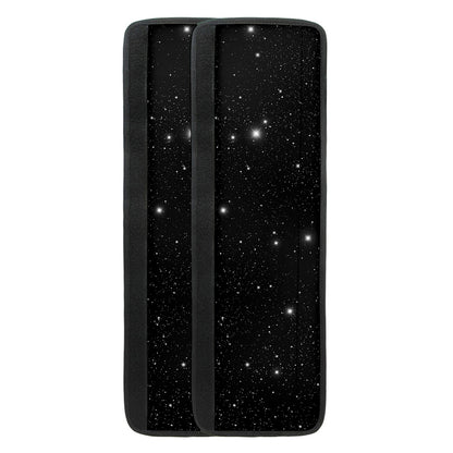 Black Space Print Refrigerator Handle Covers