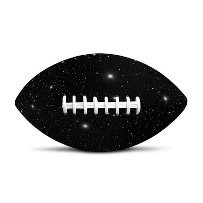 Black Space Print Rugby Ball