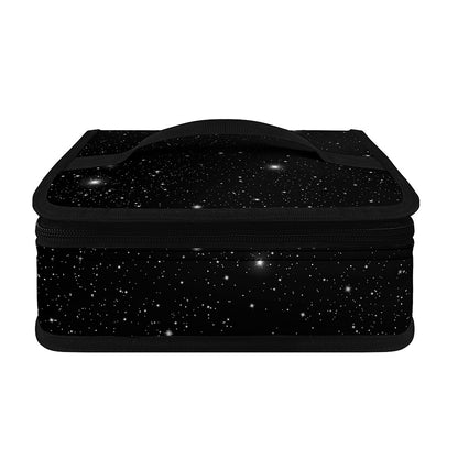 Black Space Print Small Lunch Bag