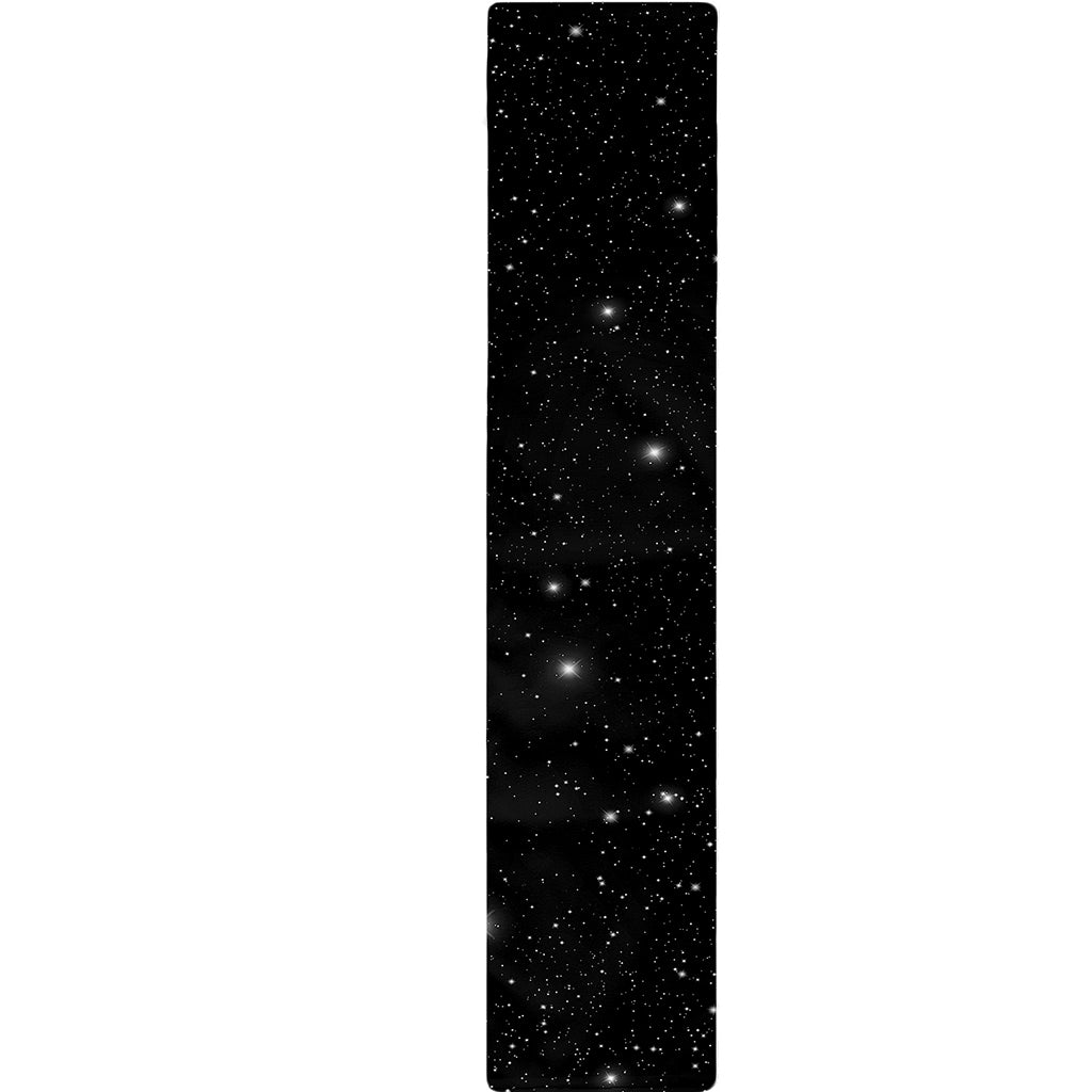 Black Space Print Table Runner