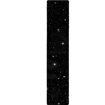 Black Space Print Table Runner