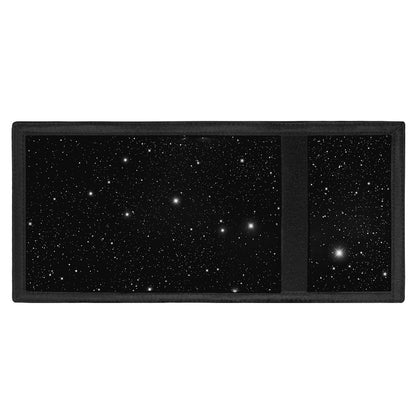 Black Space Print Trifold Wallet