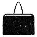 Black Space Print Utility Tote Bag