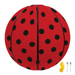 Black Spots Ladybird Pattern Print Basketball