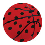 Black Spots Ladybird Pattern Print Basketball