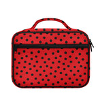 Black Spots Ladybird Pattern Print Briefcase Bible Bag