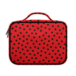 Black Spots Ladybird Pattern Print Briefcase Bible Bag