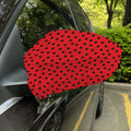 Black Spots Ladybird Pattern Print Car Side Mirror Covers