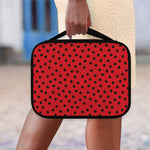 Black Spots Ladybird Pattern Print Classic Bible Case