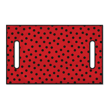 Black Spots Ladybird Pattern Print Golf Cart Seat Cover