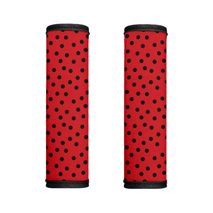 Black Spots Ladybird Pattern Print Handle Covers