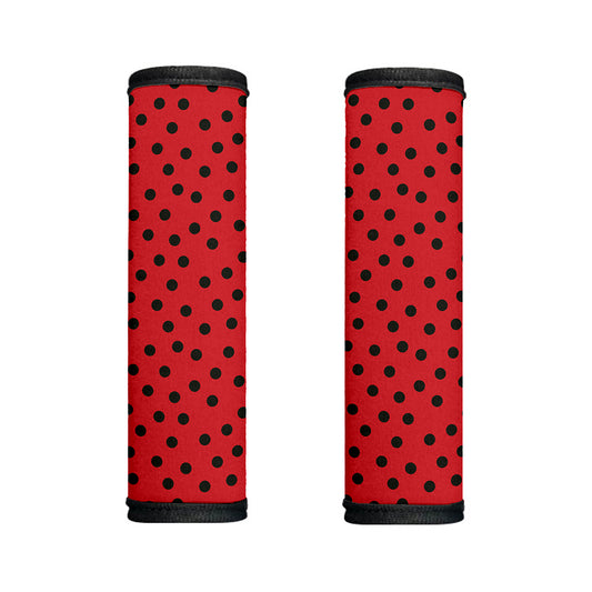 Black Spots Ladybird Pattern Print Handle Covers