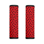 Black Spots Ladybird Pattern Print Handle Covers