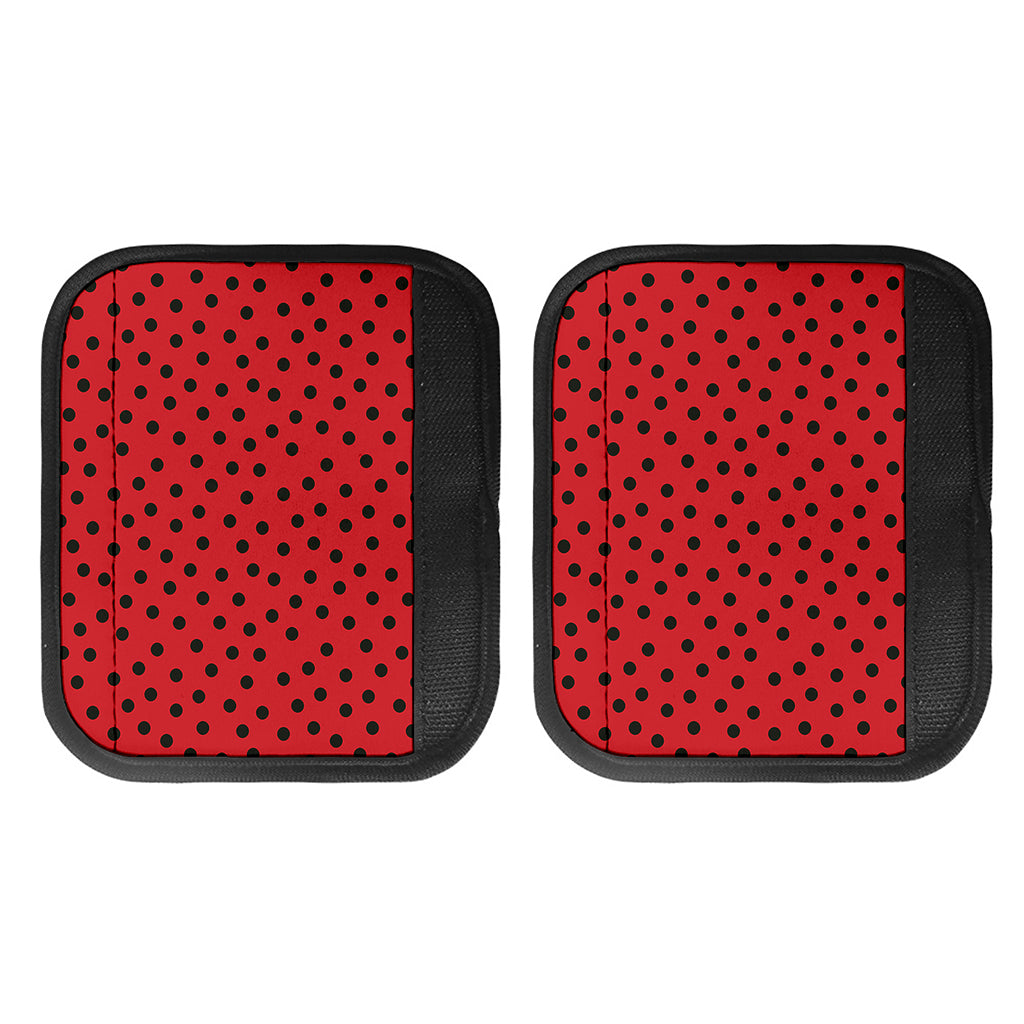 Black Spots Ladybird Pattern Print Handle Covers