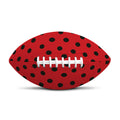 Black Spots Ladybird Pattern Print Rugby Ball