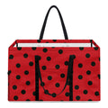 Black Spots Ladybird Pattern Print Utility Tote Bag