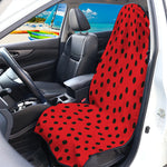 Black Spots Ladybird Pattern Print Waterproof Car Seat Cover