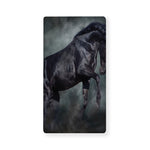 Black Stallion Horse Print Baby Crib Sheet