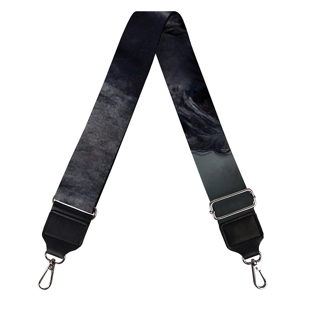 Black Stallion Horse Print Bag Strap
