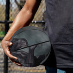 Black Stallion Horse Print Basketball