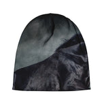 Black Stallion Horse Print Beanie