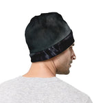 Black Stallion Horse Print Beanie