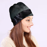 Black Stallion Horse Print Beanie
