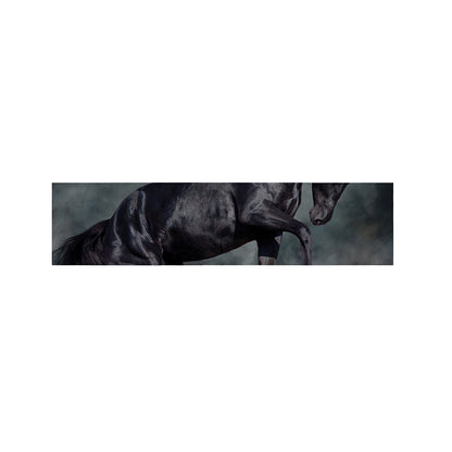 Black Stallion Horse Print Bed Runner