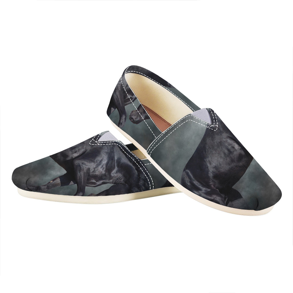 Black Stallion Horse Print Casual Shoes
