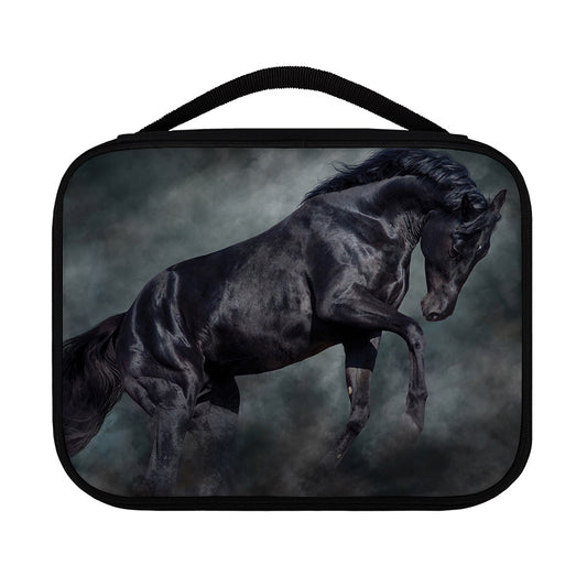 Black Stallion Horse Print Classic Bible Case