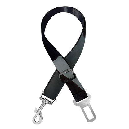 Black Stallion Horse Print Dog Seat Belt