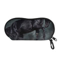 Black Stallion Horse Print Glasses Case