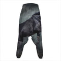Black Stallion Horse Print Hammer Pants
