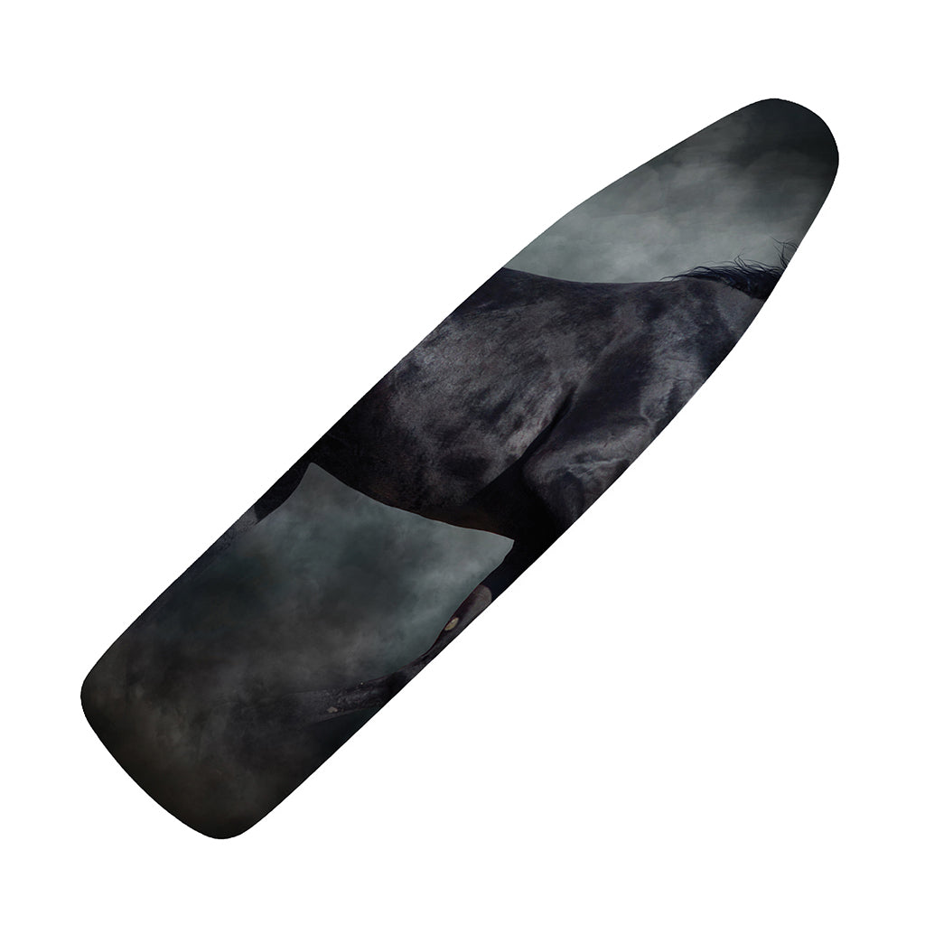 Black Stallion Horse Print Ironing Board Cover