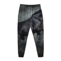 Black Stallion Horse Print Jogger Pants