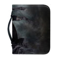 Black Stallion Horse Print Leather Bible Cover